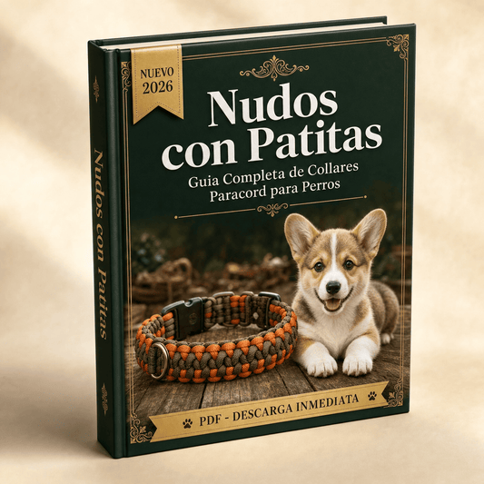 Sistema de collares para perros con paracord